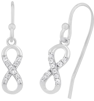 Amor Ohrhänger 925 Sterling Silber Damen Ohrschmuck, mit Zirkonia synth., Kommt in Schmuck Geschenk Box