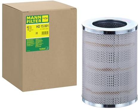 MANN-FILTER, HD 15 001 Hidráulico | Para Off-Highway, Pureza fluido hidráulico, Filtración máxima, Protección sistema hidráulico, Calidad original OE
