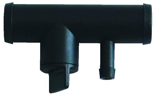sera T-Abzweigung BZW. T-Stück 2X 16/22 & 1x 6/8 (regulierbar) - Splitter groß für Aquarium Schlauch