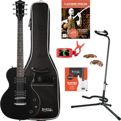 Rocktile L-100 BL E-Gitarre Black Einsteiger Set, Modell: L-100 BL