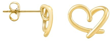 SOFIA MILANI - Damen Ohrringe 925 Silber - Ohrstecker als Herz