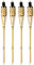 Moritz - Antorchas de bambú para jardín (4 unidades, 90 cm)