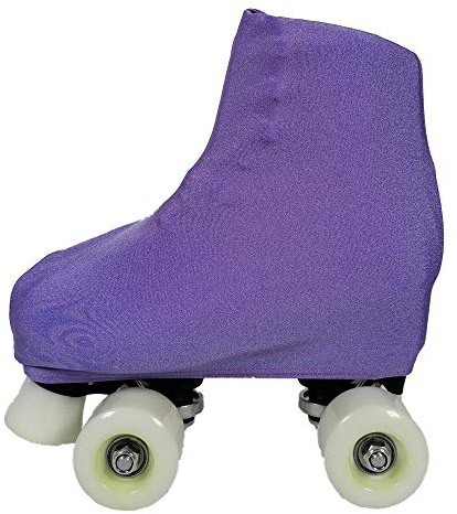 GISI Danza Copripattini in Lycra per Pattinaggio - Taglie dal 34 alla 42 - Vari Colori - 100% Made in Italy (S - Misura Pattini 34/36, Lilla)
