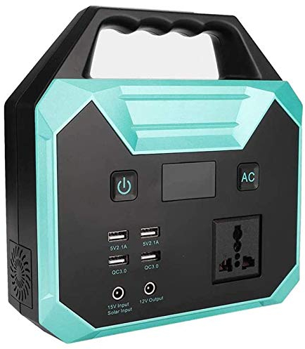 SSCYHT Generatore Corrente Portatile Alimentatore Campeggio all'Aperto 40800mAh Generatore Solare Batteria Backup Portatile Emergenza con Torcia a LED per Viaggi Avventura Casa,220v