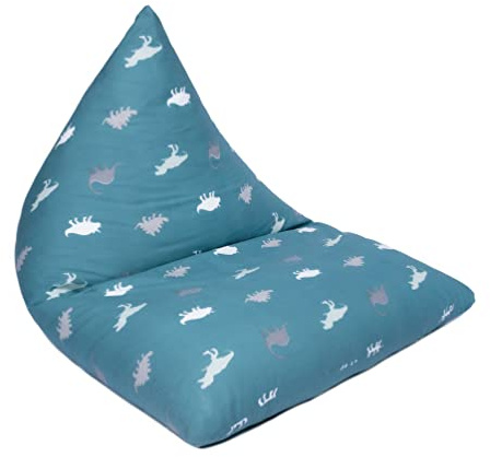 Ready Steady Bed Sitzsack Kinder mit füllung, Bequemer - Bodenkissen Sitzsack Kinder Sessel, Kuschelsessel, Lese Sessel, Schlafzimmer, Kinderzimmer, Spielzimmer (Rex)