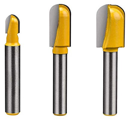 ZSBLXHHJD Router-Bits 20 stücke 3.175x28mm Schneiden Sie EIN einzelner Spiralkarbid-CNC-Fräser, Holzfrässchneider auf und ab