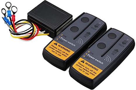 Ronyme Ensemble de commutateurs de télécommande de treuil numérique électrique 24V 12V systèmes de télécommande universels pour Le Remplacement de treuil de