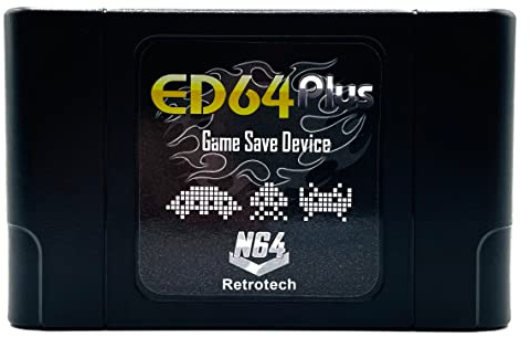 Retrotech ED64 Plus 340 en 1 Multi Game Cartridge pour console de jeux vidéo Nintendo N64