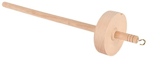 Gonetre Garnspindel aus Holz, Garnherstellungsspindel, Verblasst Angenehm in der Hand, DIY-Garntropfenspindel aus Holz