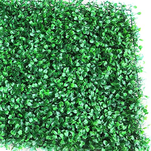 12 unidades de pared de plantas artificiales, hiedra artificial, protección visual para jardín, setos artificiales, plantas, setos, balcón, hojas, vallas, protección visual, decoración de pared, verde