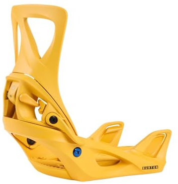 Burton - Fijación de snowboard Step on Goldenrod para mujer, talla S, color amarillo
