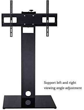 Home Mobile TV Cart Rolling TV Stand with Laptop Shelf/Tray, Locking Wheels for 30-80 inch LCD LED OLED Plasma Display Stand up to 99lbs Max