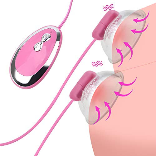 PENGSHAO Vibromasseur 20 Modes Sucker de Mamelon Vibrantes,Sex Toys pour Femme Appareil de Massage Pompe Stimulateur De Poitrine Adulte pour Couple/Femme/Homme