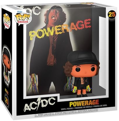 Funko Pop! Albums: AC/DC - Angus Young - Powerage - Collectable Vinyl Figure - Gift Idea - Official Merchandise - Toys for Kids & Adults - Music Fans - Model Figure for Collectors and Display