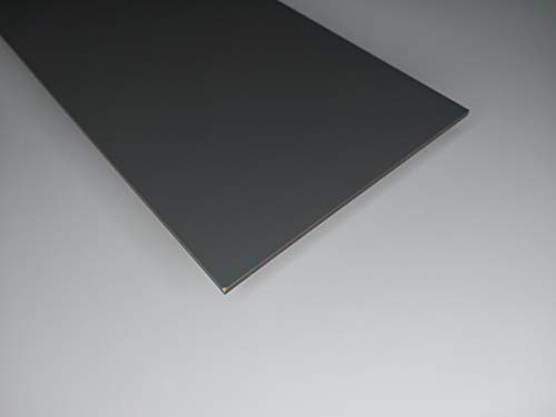 alt-intech Fassadenplatte Balkonplatte HPL Verschiedene Größen und Farben + Zubehör (1000 x 900 x 6 mm, Graphit grau)