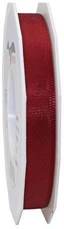 Creative Discount® Schleifenband / Geschenk- & Dekoband, 15mm x 50m, Bordeaux