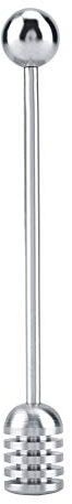 Regun Honey Dipper Sticks, 304 Stainless Steel, 6.1 * 0.79 * 0.79in, Pack of 1