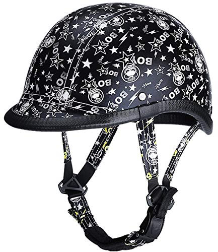 Casco Moto,Scodella Casco,Casco Moto Jet Scodella,DOT Casco A Scodella Omologato Adatto Scooter Per Bicicletta Per Auto Elettriche D,One size 56-60cm