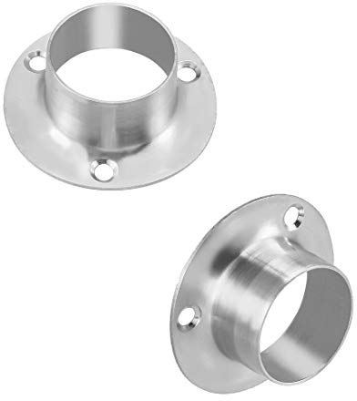 Flangia Filettata 4pcs Staffa del tubo del guardaroba 19mm 22mm 26mm 26mm 32mm Parete a muro Piano Piano Antico Banco flangia flangia flangia flangia (Color : 26mm Dia)