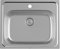 Roca A871601A01 Fregadero 1 Cubeta, Victoria 60, Acero Inox, Acero Inoxidable