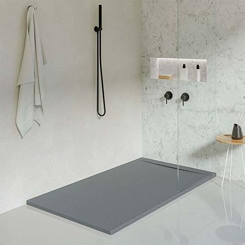 KOES - Kunstharz-Duschwanne Modell LIENA – 100x160 – Anthrazit RAL 7016