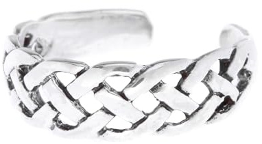 Windalf Damen Zehen-Ring Rhiana 5 mm Keltischer Knoten 925 Sterling-Silber