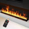 Camino a vapore acqueo Mexhom, fuoco elettrico intelligente telecomandato, camino elettrico color fiamma, 1000mm, senza calore