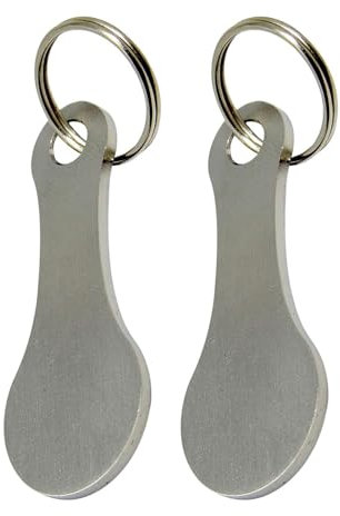Gettone per carrello della spesa, chiave di rilascio per carrello, portachiavi gettone per carrello, portachiavi con gettone per monete, progettato per un comodo accesso al carrello, facile attacco