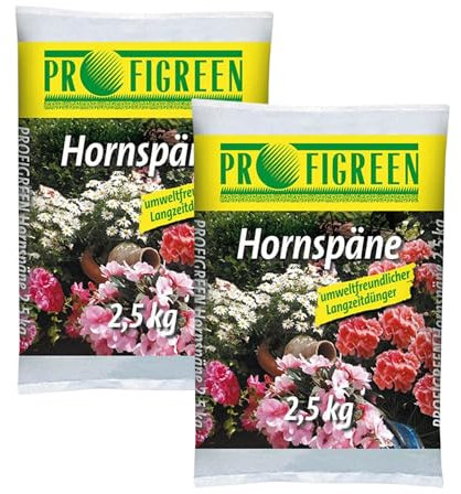 Blumixx Hornspäne 5 kg – Organischer Langzeitdünger mit 14 % Stickstoff – Naturdünger für Garten, Hochbeet, Gemüse & Zierpflanzen – Ganzjährig anwendbar