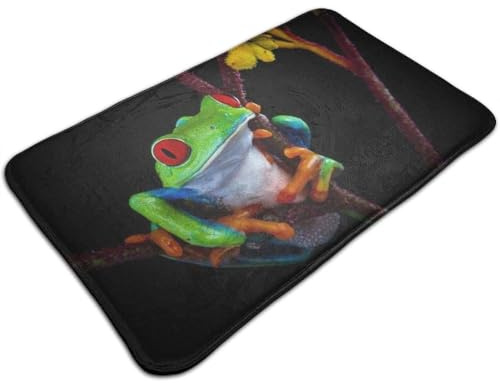 Originales Tapete Fondo de Rana Antideslizante Alfombrilla de WC 60×40cm para Exterior,Balcón,Bañera,Puerta