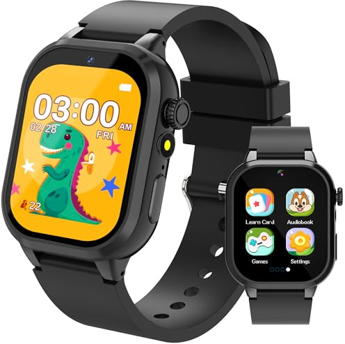 ELEJAFE Reloj Inteligente Niño, Smartwatch Niños para y Niña con 32 Juegos, Podómetro, 3 Modo Deportivo, Cámara, Música, Alarma, Linterna, Minutero, Reloj Niños Niñas Regalo y Juguete para niños