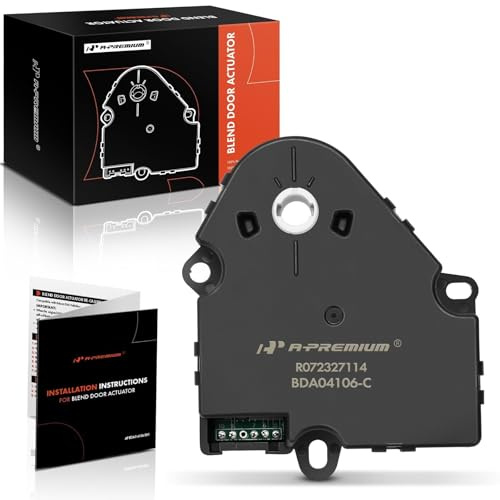 A-Premium HVAC Blend Door Actuator Compatible with Buick, Chevy, Cadillac, GMC, Hummer, Isuzu, Olds & Pontiac Vehicles - 1994-2014 - Silverado, Sierra, and More - Replaces 89018365, 52402588