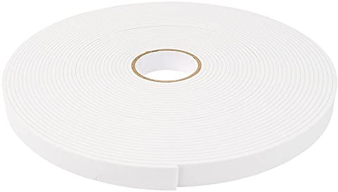 Ideen mit Herz 3-D Schaumklebeband | Doppelseitig klebend in Weiß | 12 mm breit | 2 mm hoch | 10 m lang