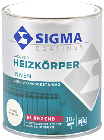 Sigma Heizkörperlack innen weiss glänzend (0,75 Liter)