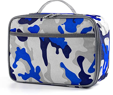 MOKANI Lunch Bag Kids, Insulated Lunch Box for Boys Girls | Portable Meal Tote Kit, Back to School Gifts, Water-Resistant Multi-Compartment Bags for School Home Office Teenagers Women