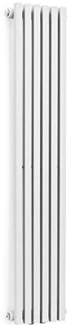 blumfeldt Radiateur Eau Chaude Design, Radiateur Vertical Eau Chaude pour Chauffage de Maison, Faible Conso d'Energie, Silencieux, Chauffage Mural 365W pour Salle de Bains, Seche Serviette Eau Chaude