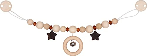 goki 65289 - Kinderwagenkette Bernstein mit Clips