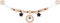 goki 65289 - Kinderwagenkette Bernstein mit Clips