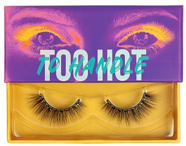 Magnetic Eyelashes with 12 Magnets – Premium Faux Mink Lashes | Reusable 50x | Universal Fit | Vegan & Cruelty-Free | Natural Look – 1 Pair (Too Seductive)