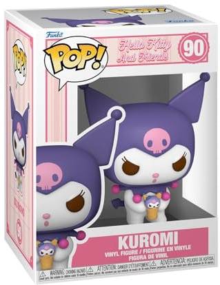 Funko Pop! Sanrio: HK - Kuromi - Hello Kitty - Collectable Vinyl Figure - Gift Idea - Official Merchandise - Toys for Kids & Adults - Cartoons Fans - Model Figure for Collectors and Display
