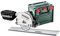 metabo Tauchkreissäge KT 66 BL - 1200 W, 66 mm Schnitttiefe, 165 mm Sägeblatt-Ø, 5000 U/min - Präzisionsführung, variable Drehzahl, wandnahes Sägen - Inkl. metaBOX 340, Führungsschiene und Zubehör