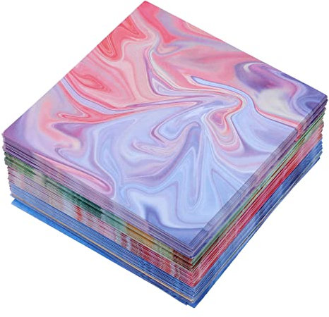 KONTONTY 400blätter Bunte Origami-papier Quadratisch Bastelpapier Zum Selbermachen Farbiges Papier Für Kinderbasteleien Und Handarbeiten