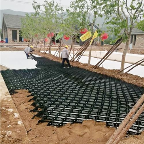 Griglia di ghiaia in plastica per pendio ripido Hillside 10,2 cm di altezza rete per pavimentazione per il controllo del fango Geogriglia in calcestruzzo espandibile 2 x 4 m