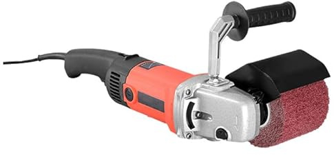 Polishing Machine, 6-Speed Adjustable, with Auxiliary Handle, 100mm Large Roller, for Metal, Stainless Steel, Plastic, Wood