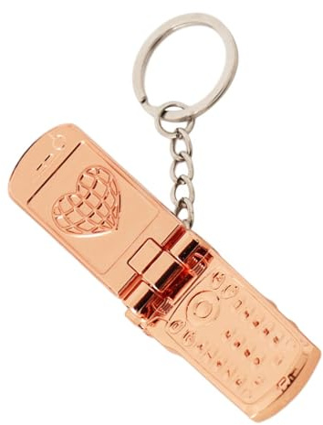AOOOWER Designs Handy-Anhänger, Schlüsselanhänger, hängende Ornamente, Handyanhänger, Schlüsselhalter, geeignet für Tasche, Handy und Schlüssel, 2x7cm, Harz, Legierung, Kein Edelstein
