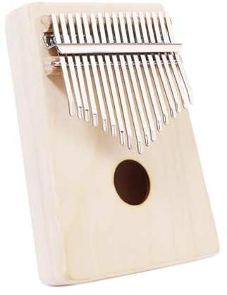 CONGARTENO Kalimba Daumenklavier DIY aus Robustem Holz Finger musikinstrument für Bemalen und Basteln Kreatives Musikinstrument Bastelset Handgefertigt und Langlebig
