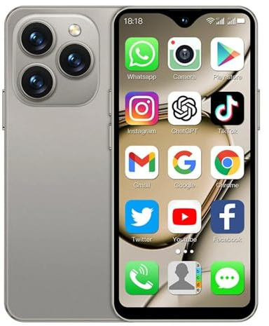Mini Smartphone Almalux® XS18 Pro / XS24 Pro | Teléfono Móvil Compacto 3 | Android 8.1, Dual SIM y USB Tipo-C