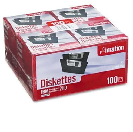 imation Products - imation - 3.5 Diskettes, IBM-Formatted, DS/HD, 100/Pack - Sold As 1 Pack - Cost effective. - Low torque reduces diskette drive wear. - Antistatic design. - Formatted. -
