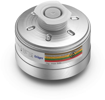 Dräger X-plore Rd40 Kombi-Filter A2B2E2K2Hg P3 für Gase, Dämpfe, Partikel | 1 STK. | Filter für Voll- und Halbmasken X-plore 4740, 6300
