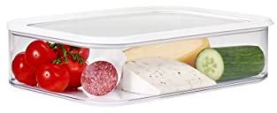 Mepal Vorratsdose Modula xxl-4800 ml Inhalt – Frischhaltedose zur Aufbewahrung von Lebensmitteln – spülmaschinenfest, Plastik, Weiß, 32 x 22.5 x 8.5 cm